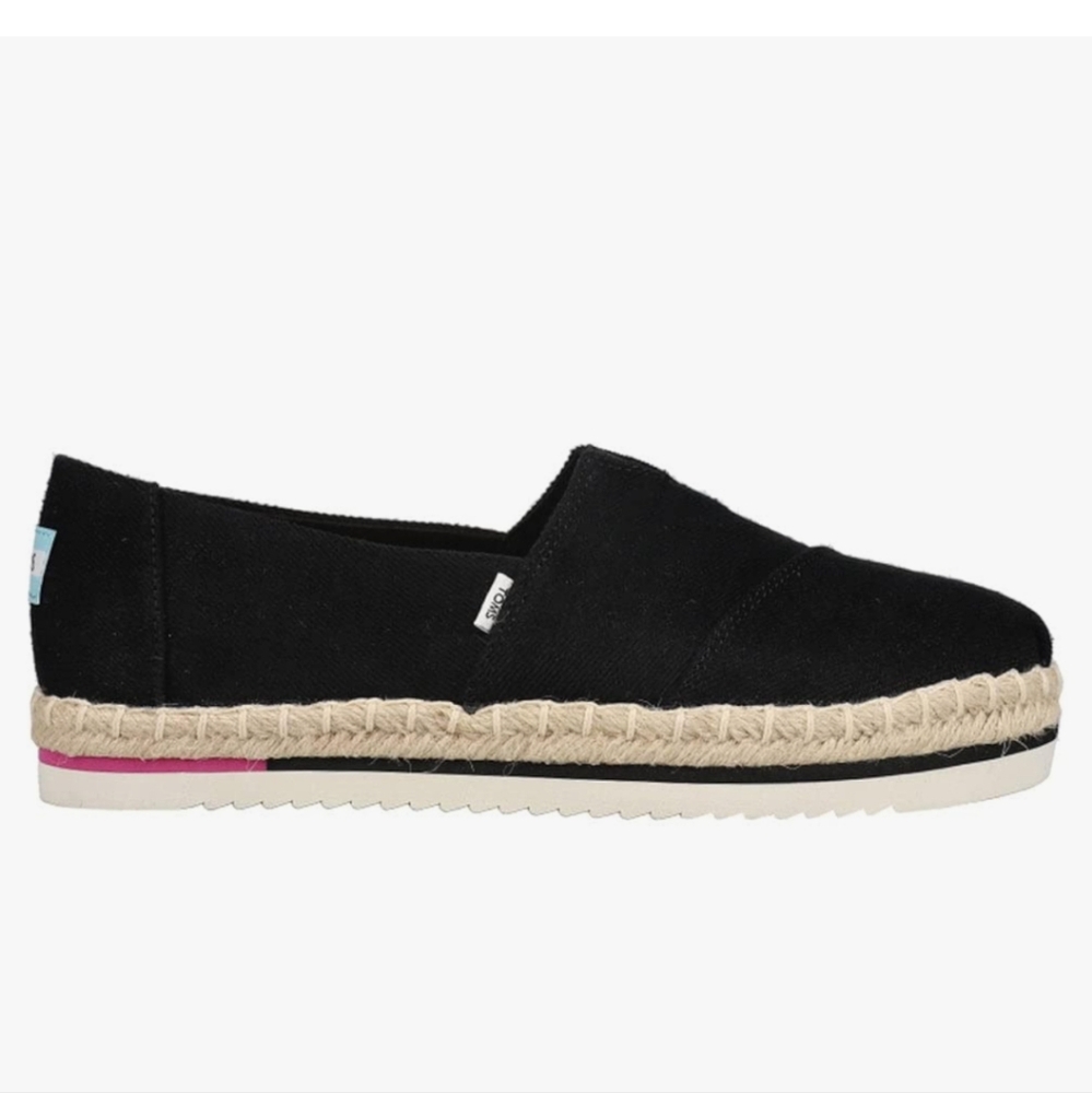 Toms women Alpargata Platform Rope Slip On Flat